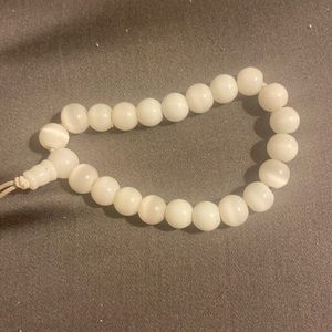 White stone bracelet